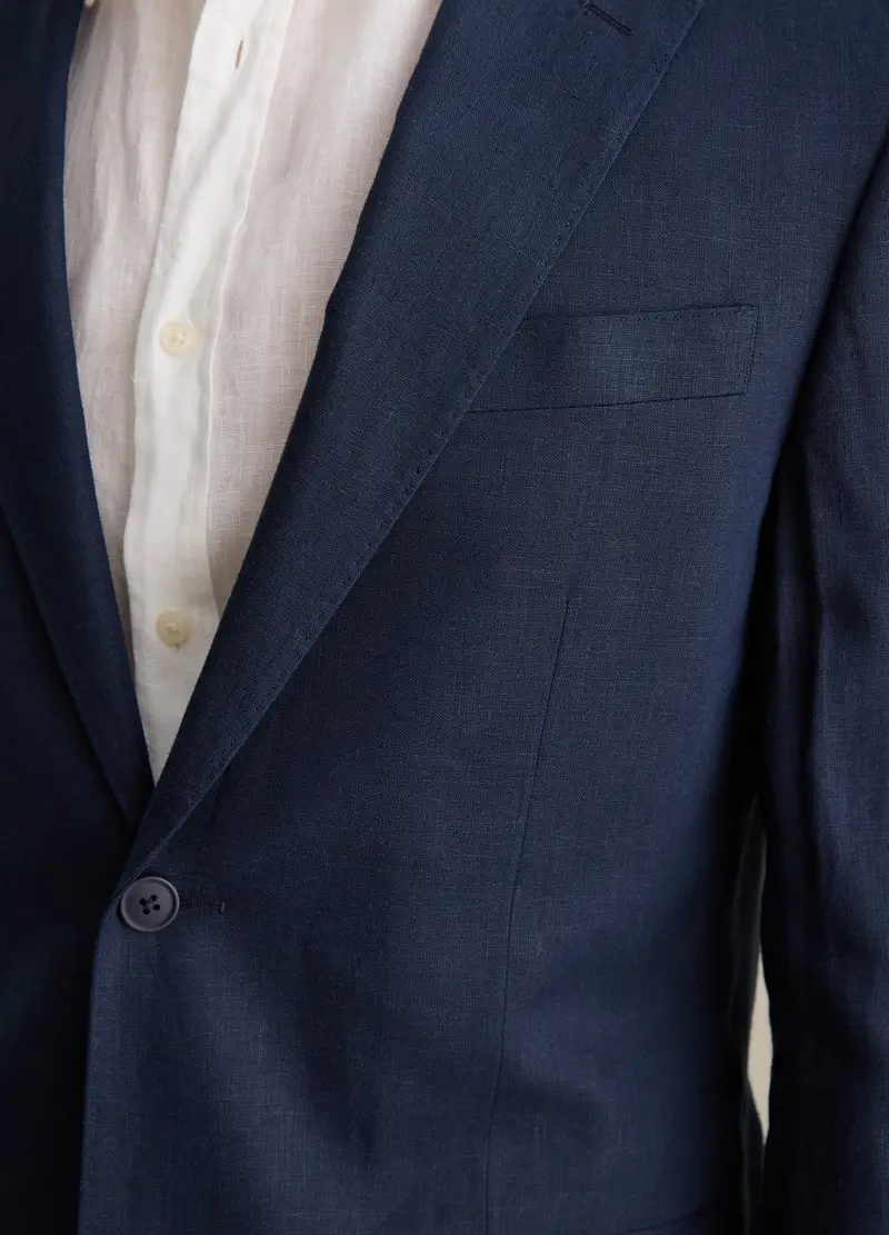 PIOMBO Blazer Uomo Blu 3983826 miniatura 3