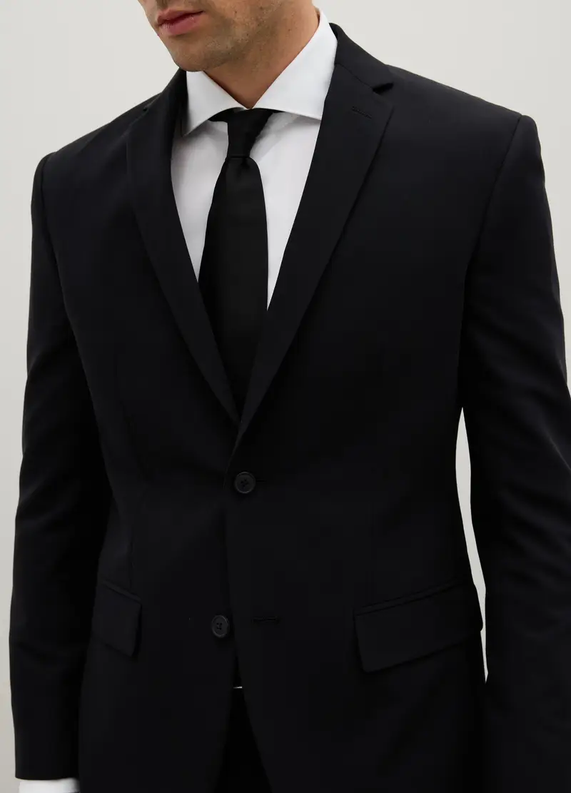 PIOMBO Blazer Uomo Nero 1994765 miniatura 2