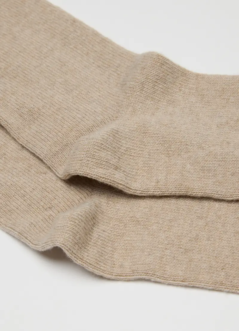 PIOMBO Calze Uomo Beige 4123041 miniatura 2