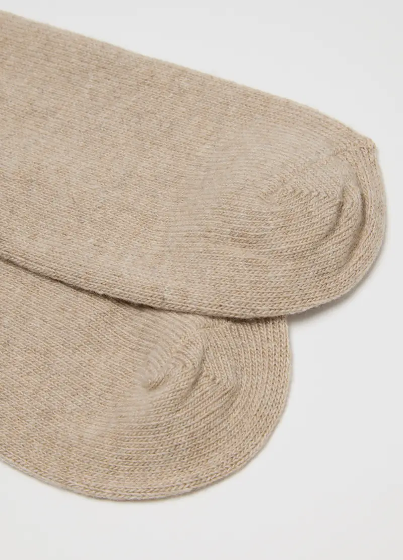 PIOMBO Calze Uomo Beige 4123041 miniatura 3