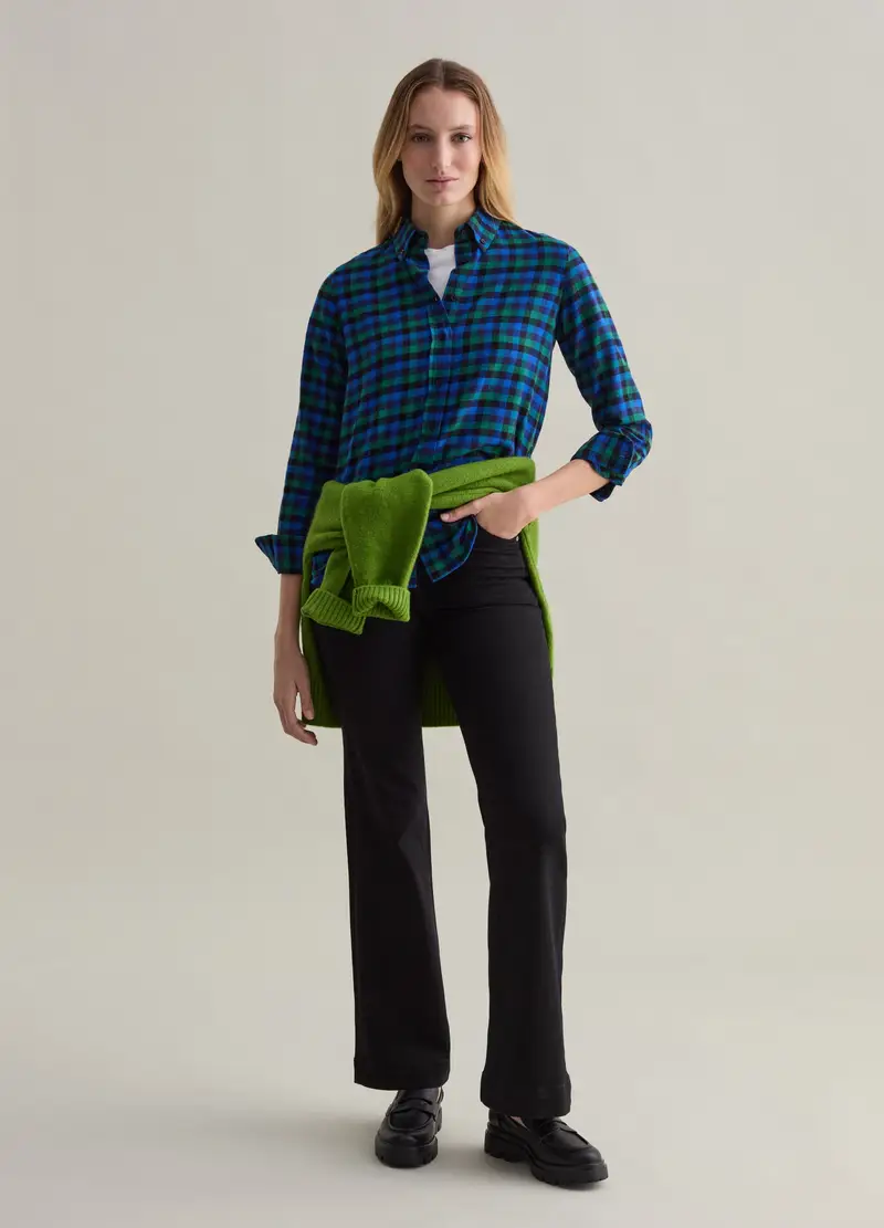 Camicia A Quadri Button-down, Donna, Multicolor