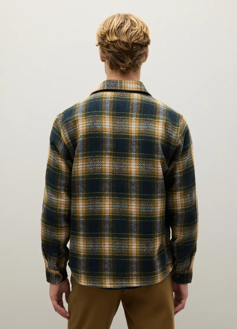 Camicia A Quadri Multicolor Vestibilità Oversize, Uomo, Multicolor miniatura 3