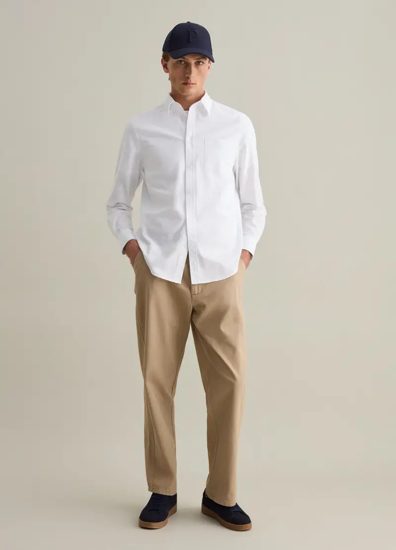 OVS Oxford Uomo Bianco 978669 miniatura 2