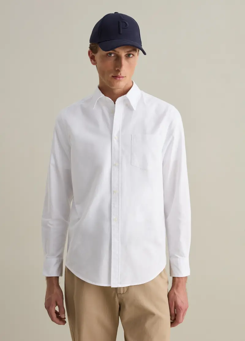 OVS Oxford Uomo Bianco 978669 miniatura 3