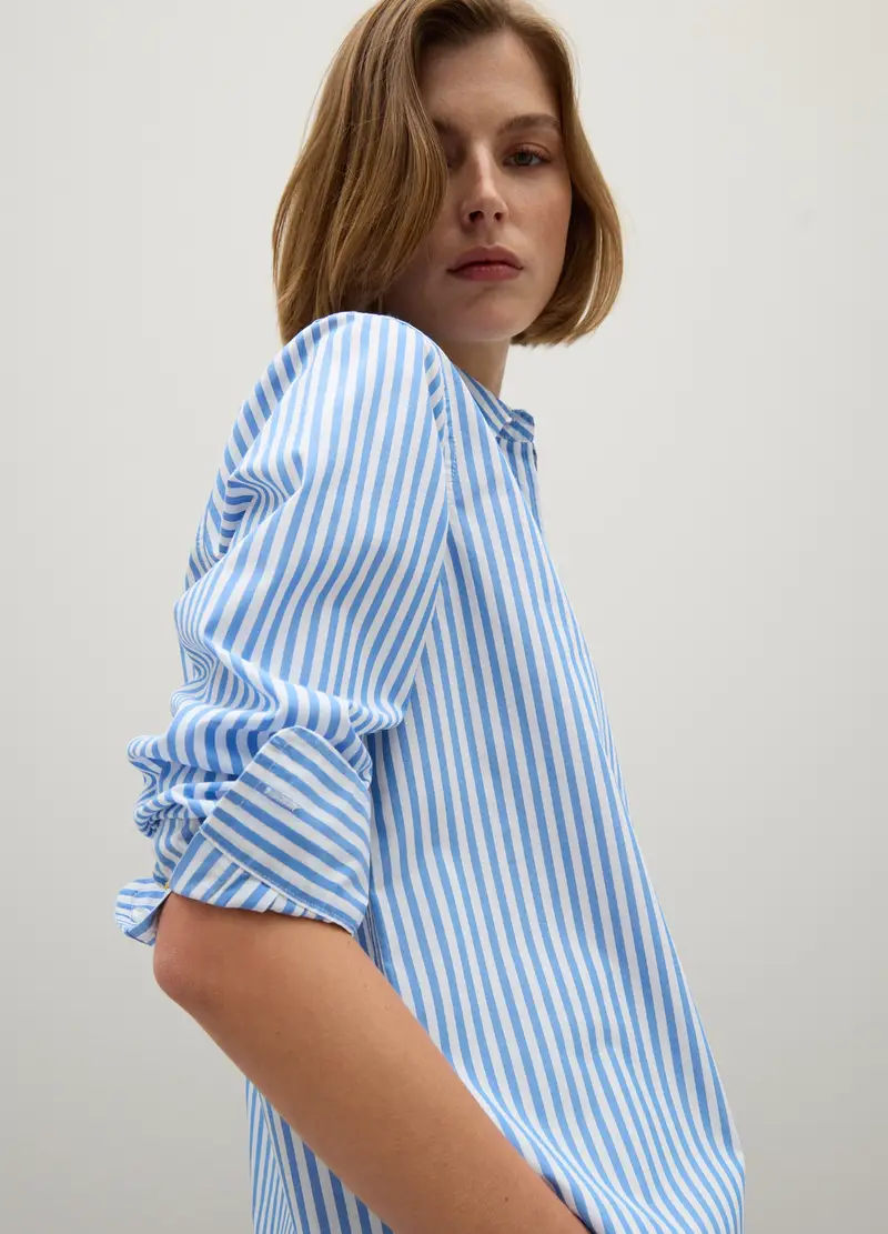 Camicia In Puro Cotone Multicolor Regular Fit, Donna, Multicolor