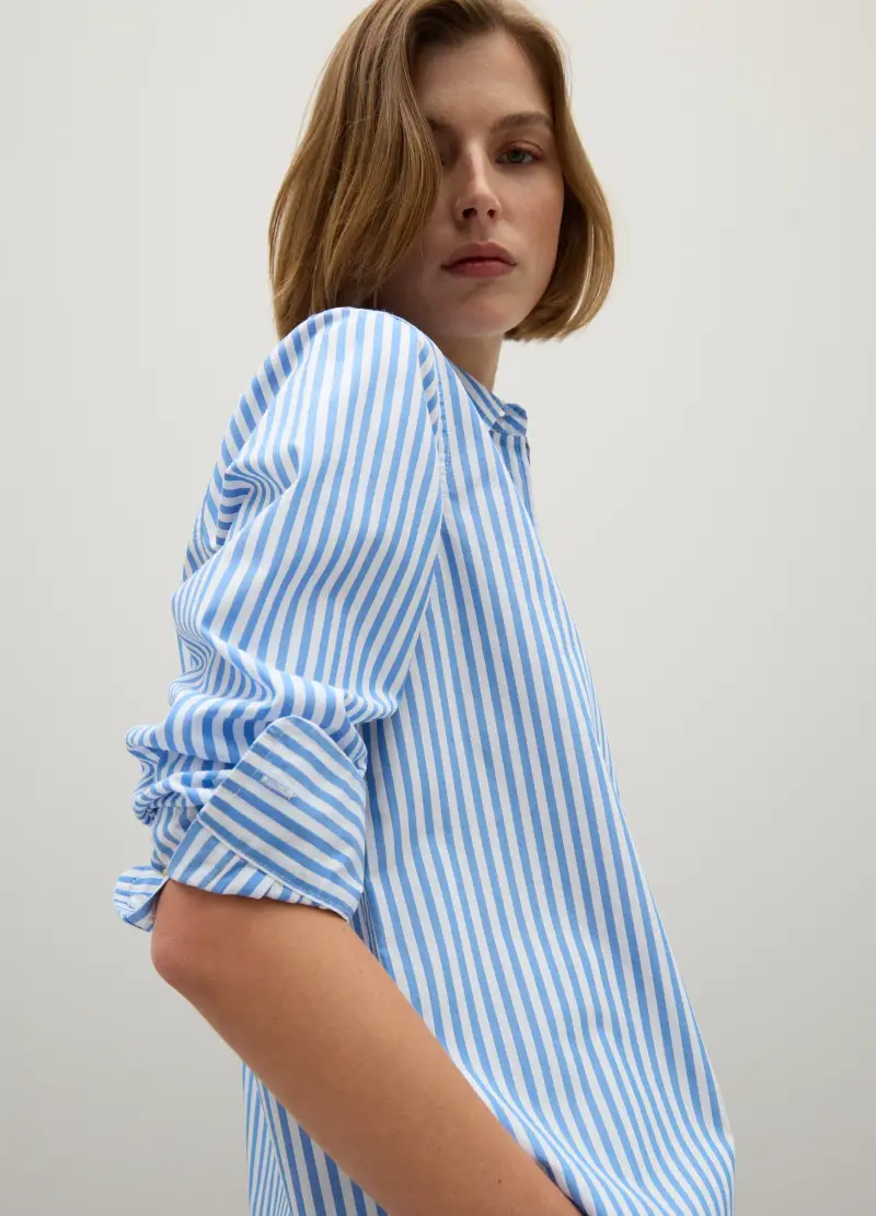 Camicia In Puro Cotone Multicolor Regular Fit, Donna, Multicolor