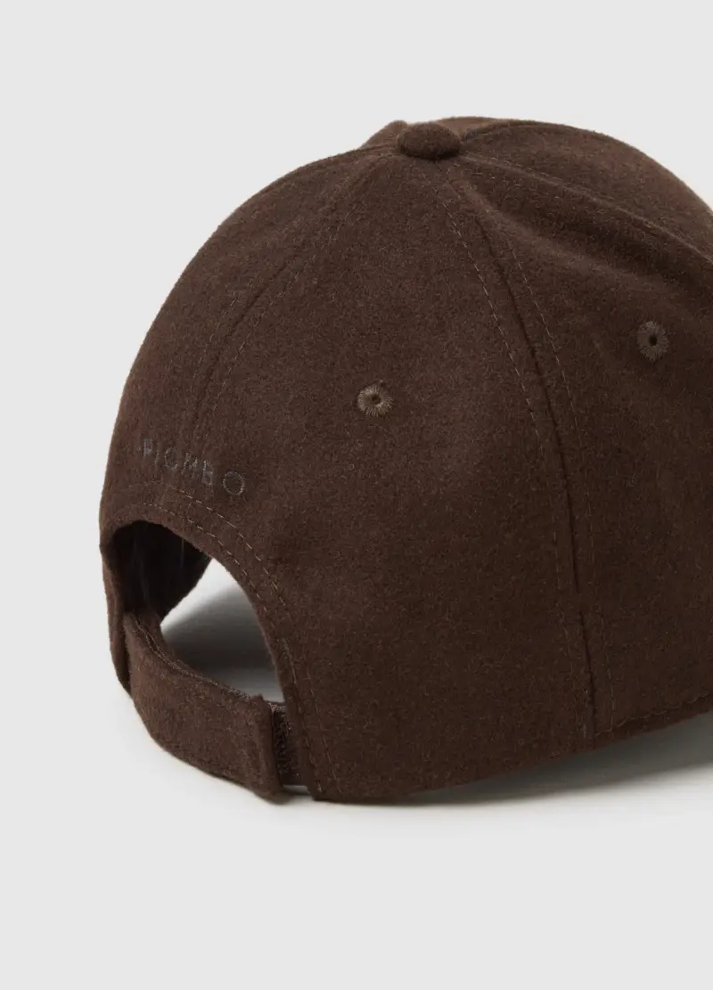 Cappello Marrone Con Lettera Ricamata, Uomo, Marrone miniatura 2