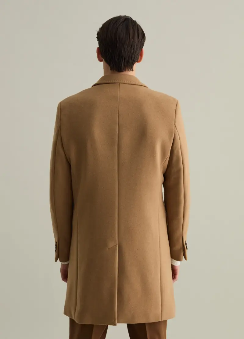 Cappotto Lungo Doppiopetto Contemporary, Uomo, Marrone miniatura 3