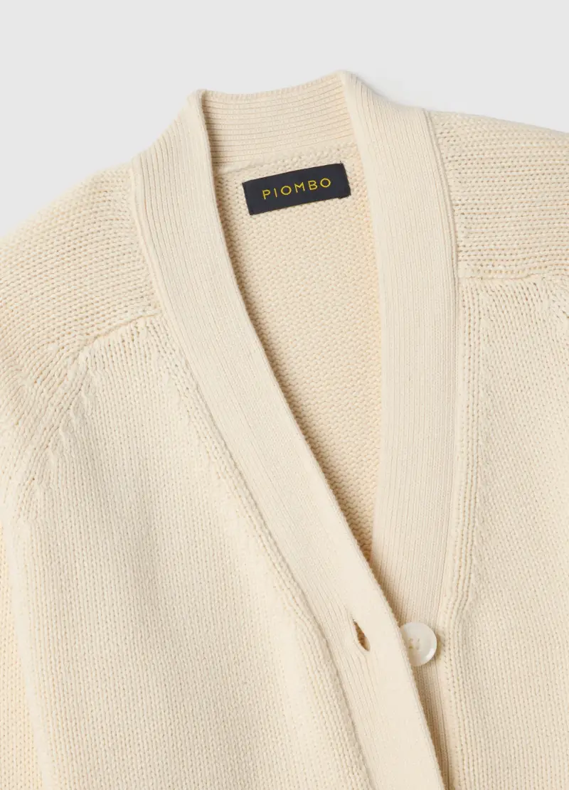 PIOMBO Cardigan Donna Beige 3989554 miniatura 2