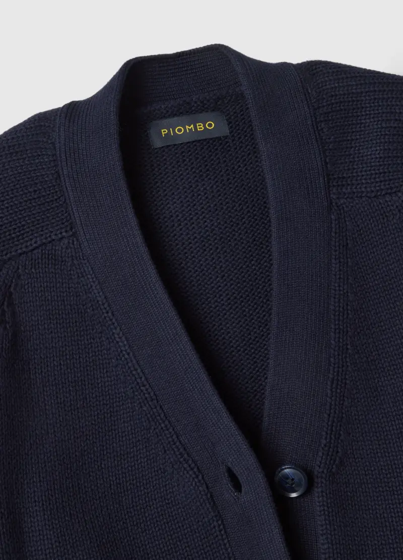 PIOMBO Cardigan Donna Blu 3989555 miniatura 2