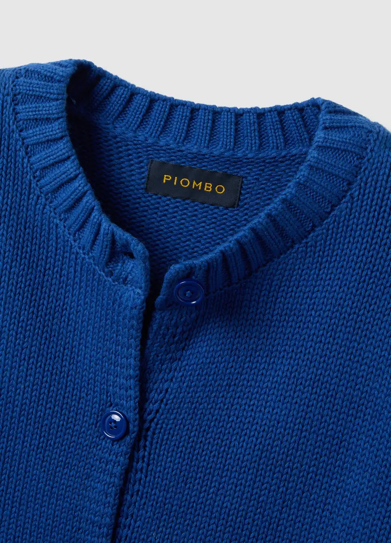 PIOMBO Cardigan Donna Blu 3984042 miniatura 2