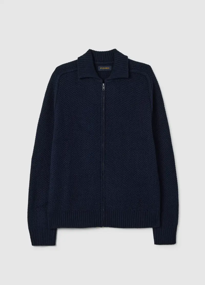 PIOMBO Cardigan Uomo Blu 3408827