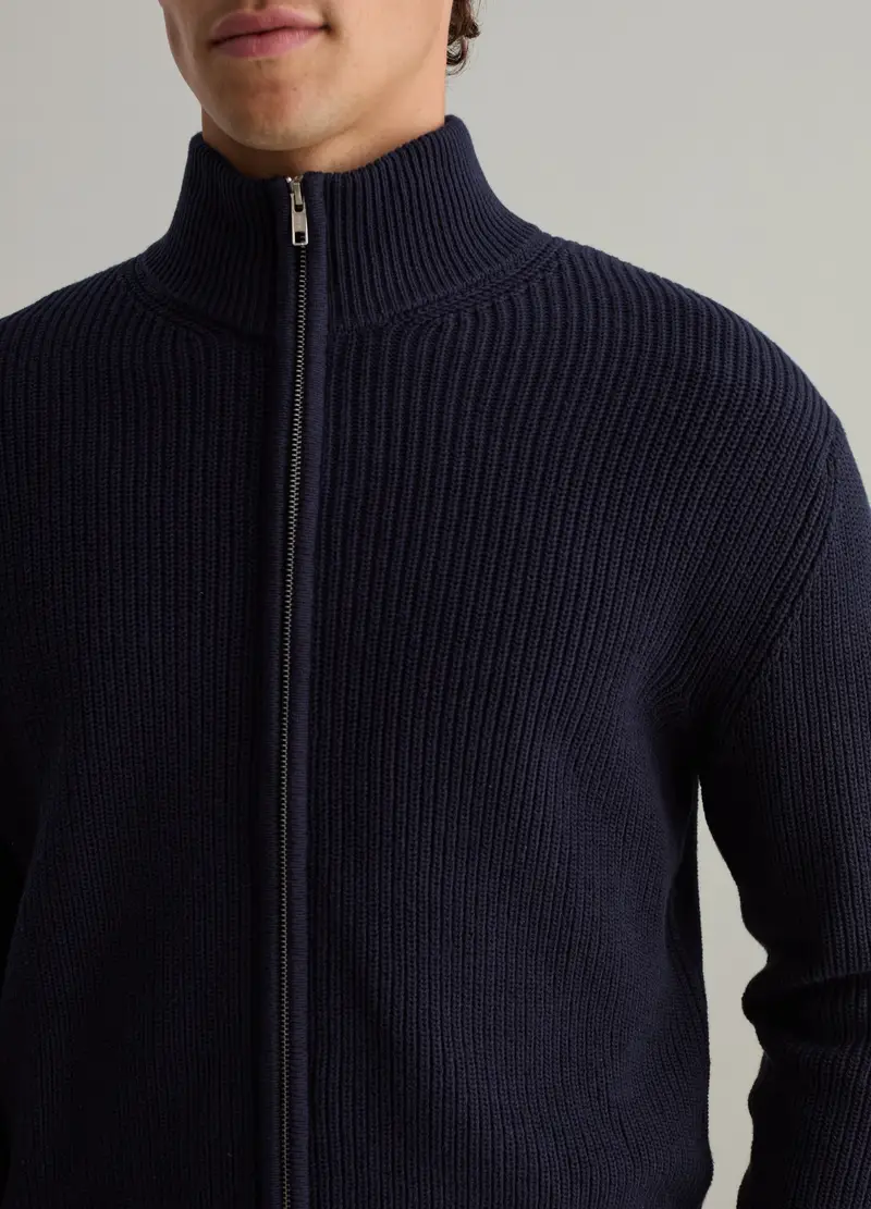 PIOMBO Cardigan Uomo Blu 4306791 miniatura 3