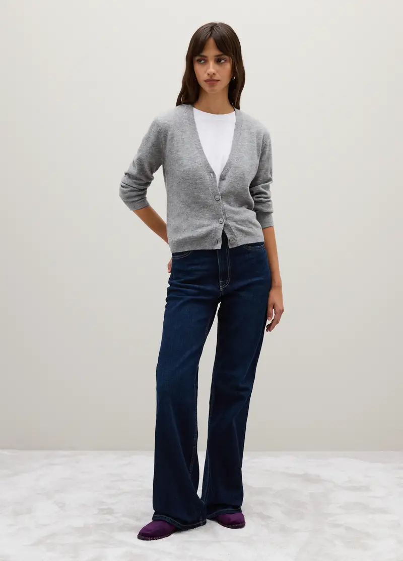 PIOMBO Cardigan Donna Grigio 4328718 miniatura 2