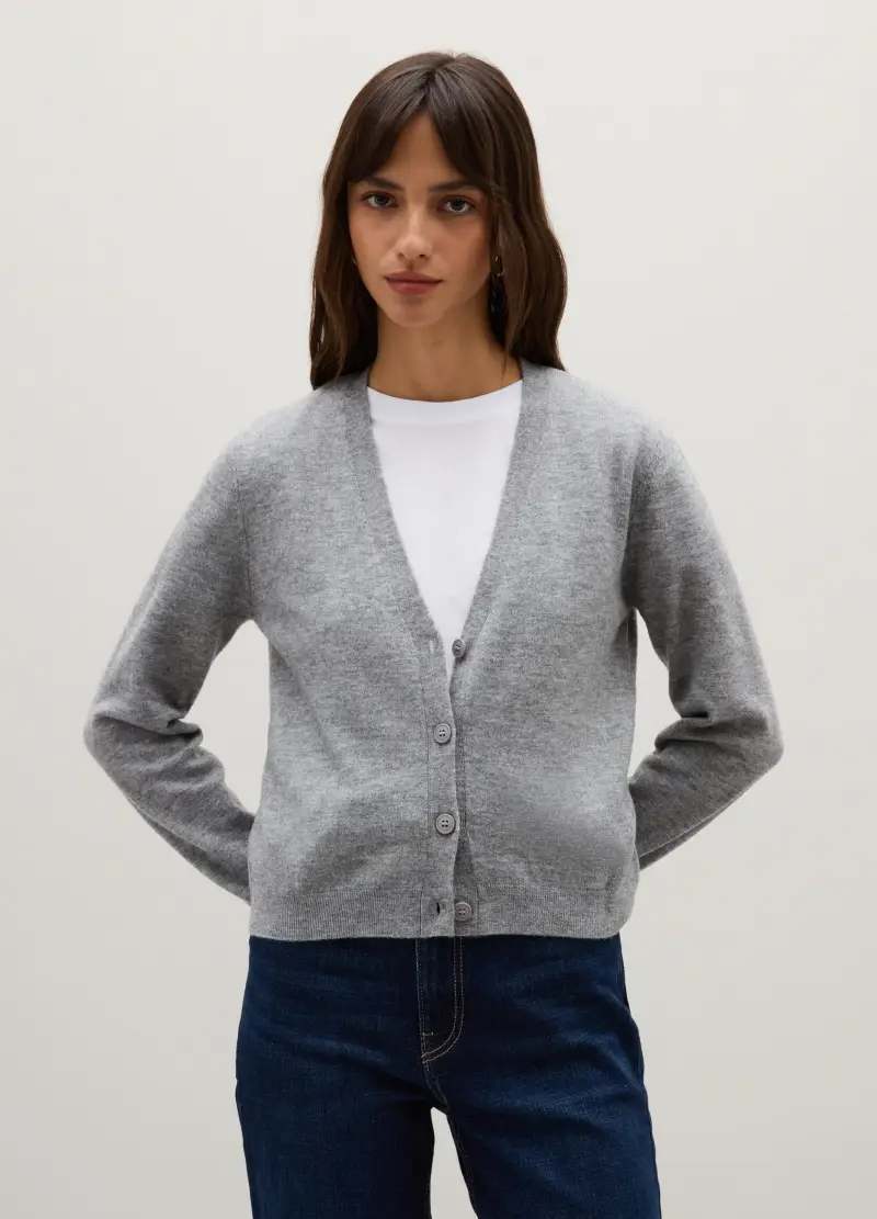 PIOMBO Cardigan Donna Grigio 4328718 miniatura 3