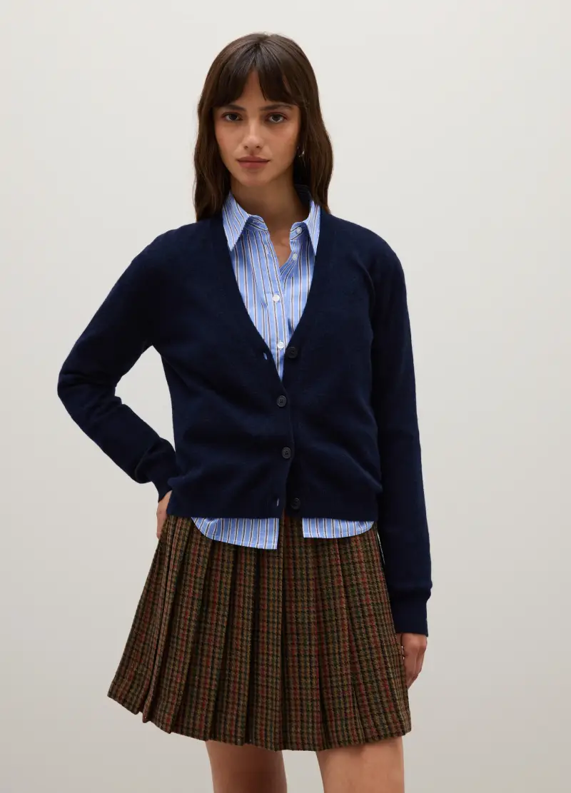 PIOMBO Cardigan Donna Blu 4103346 miniatura 2