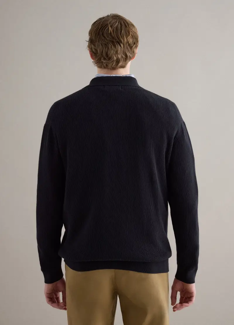 PIOMBO Cardigan Uomo Blu 4123253 miniatura 3