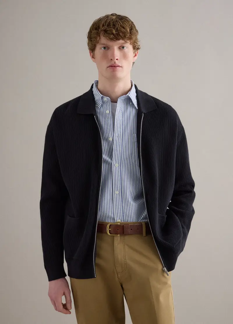 PIOMBO Cardigan Uomo Blu 4123253