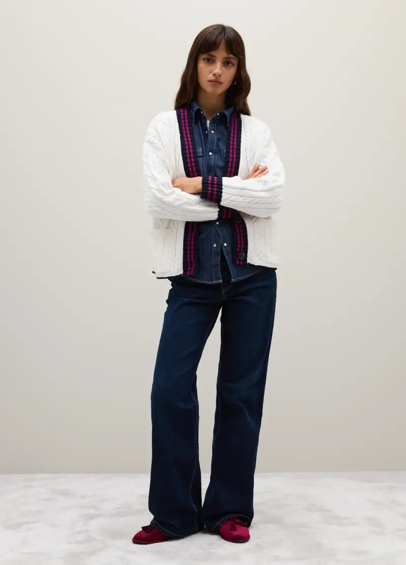 PIOMBO Cardigan Donna Multicolore 3714982