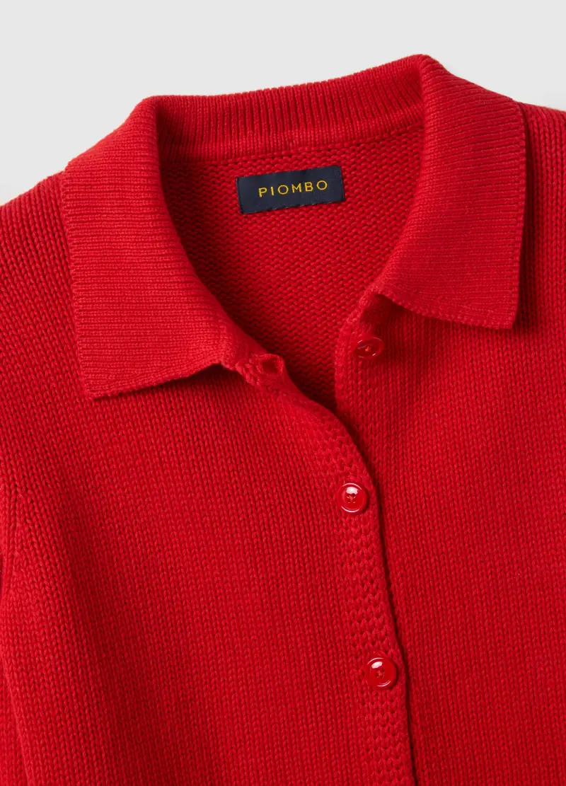PIOMBO Polo Donna Rosso 3984047 miniatura 2
