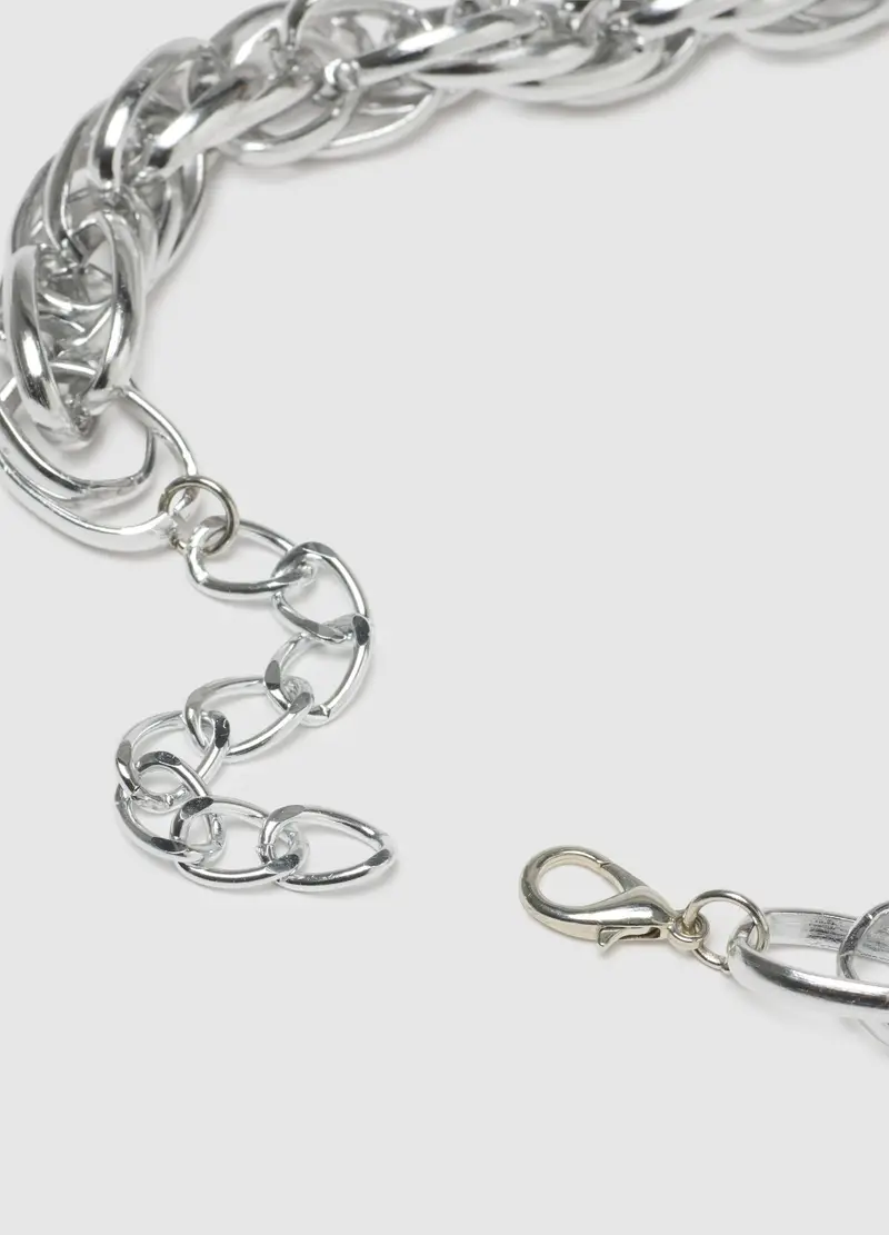 PIOMBO, Collana A Catena Grigia, Donna, Grigio, Taglia: ONE SIZE miniatura 2