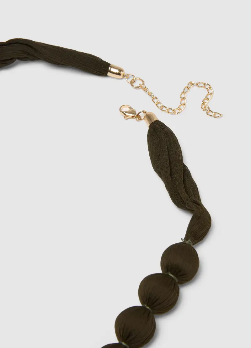 Collana Multicolor Con Pompon, Donna, Multicolor miniatura 3