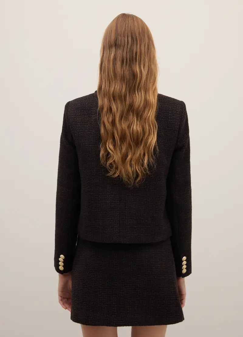 Piombo Contemporary Blazer Donna Marrone 3408615 miniatura 3