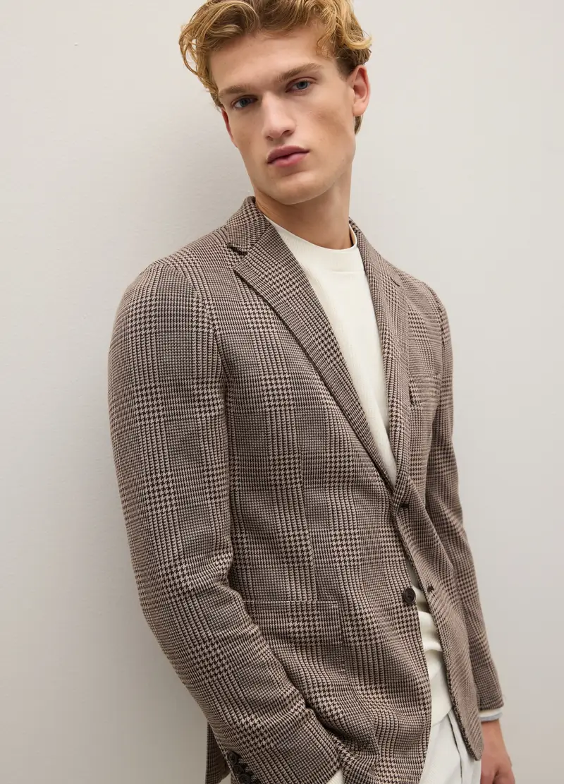 Piombo Contemporary Blazer Uomo Marrone 4153297 miniatura 2