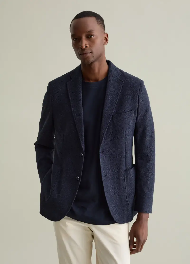 Piombo Contemporary Blazer Uomo Blu 4199125 miniatura 2