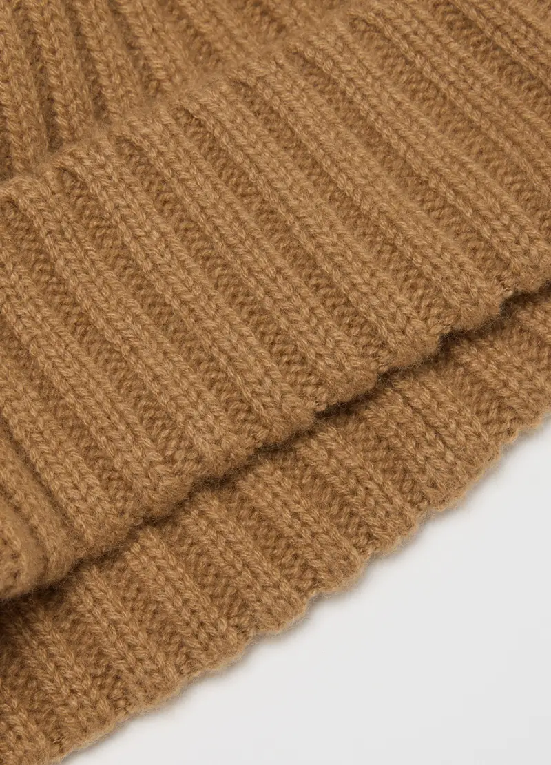 Cappello Marrone In Puro Cashmere, Uomo, Marrone miniatura 2