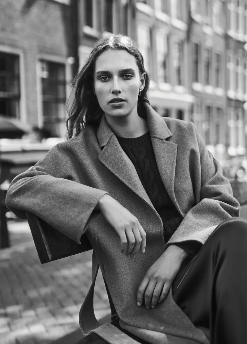 Cappotto Lungo In Misto Lana Beige E Vestibilità Over, Donna, Beige