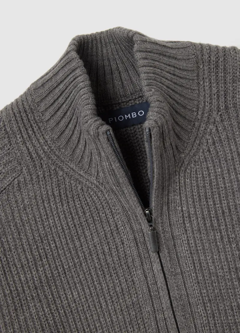 Piombo Contemporary Cardigan Uomo Grigio 3048038 miniatura 2