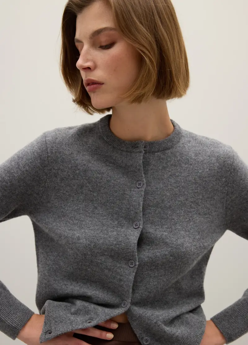 Piombo Contemporary Cardigan Donna Grigio 4153725 miniatura 2