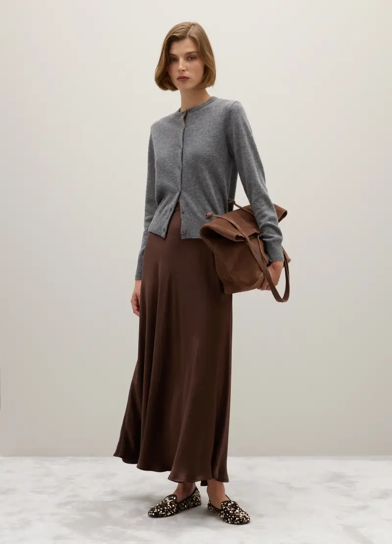 Piombo Contemporary Cardigan Donna Grigio 4153725