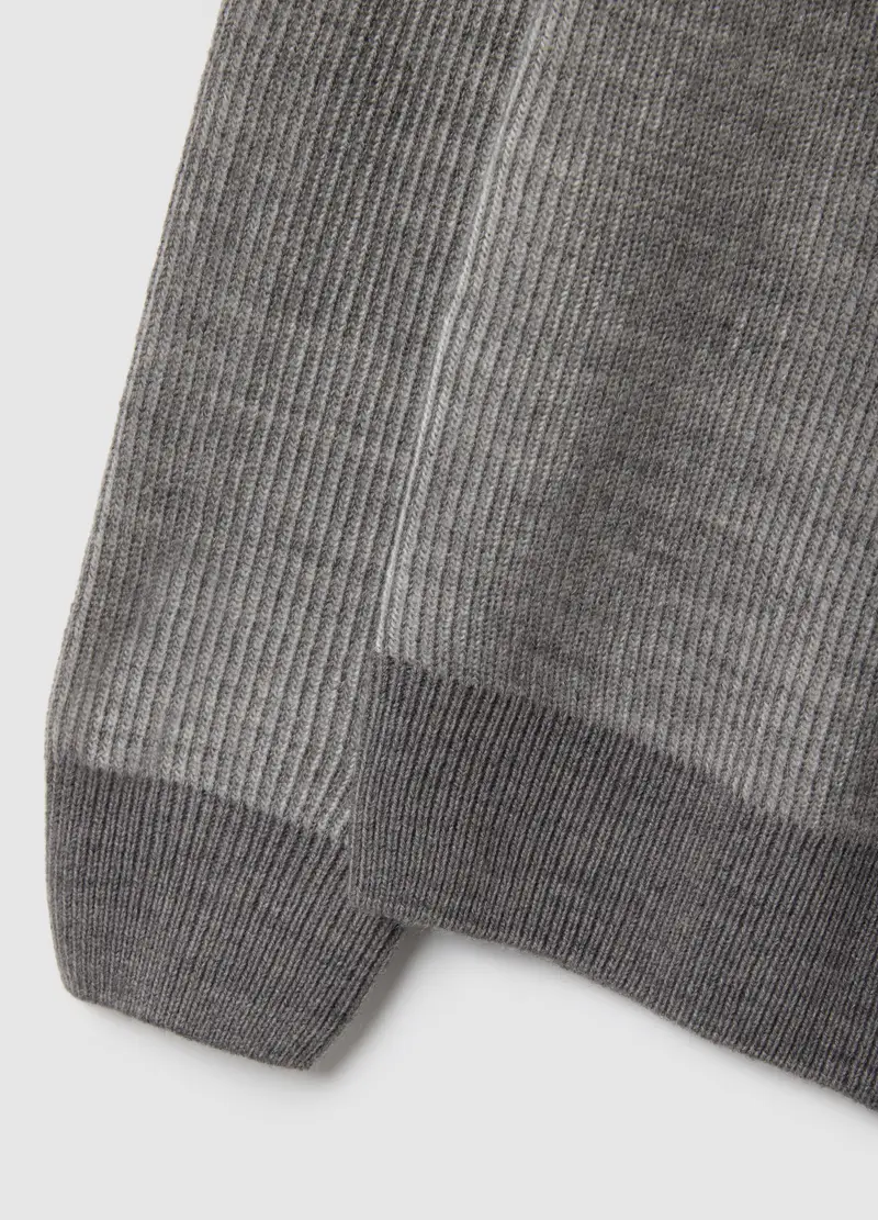 Dolcevita Grigio Regular Fit, Uomo, Grigio miniatura 2