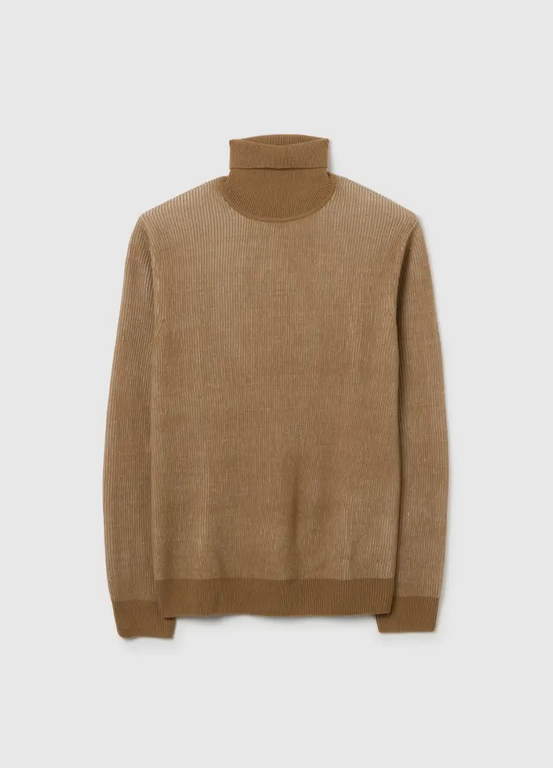 Dolcevita Marrone Regular Fit, Uomo, Marrone