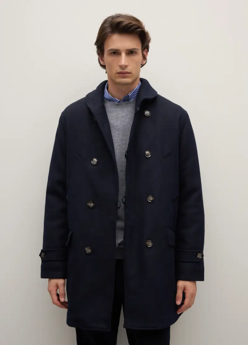 Piombo Contemporary Parka Uomo Blu 3438534 miniatura 2