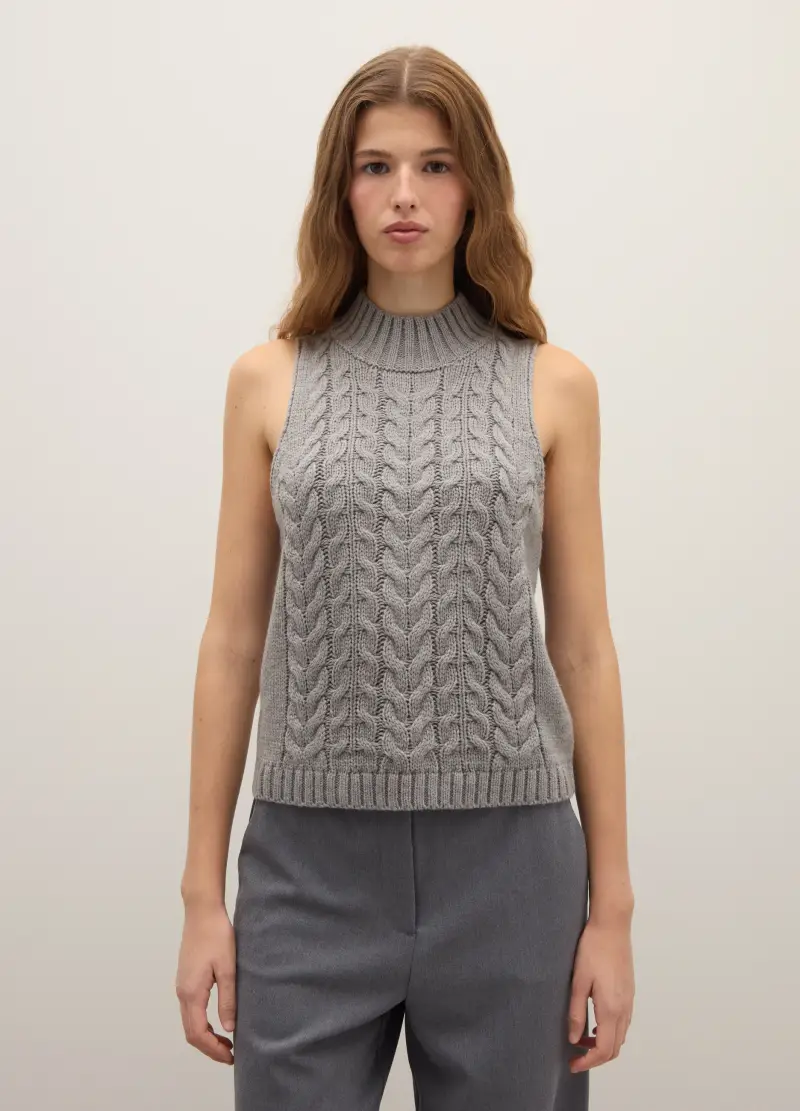 Piombo Contemporary Gilet Donna Grigio 3408794 miniatura 2