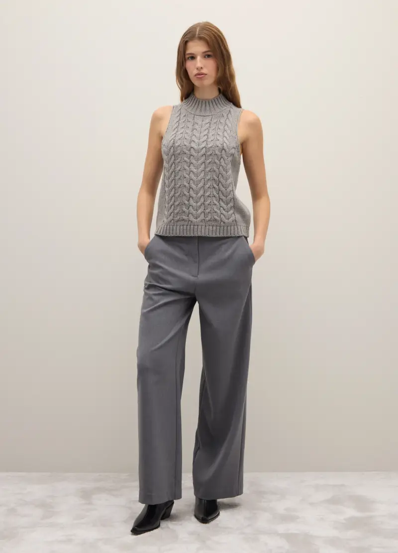 Piombo Contemporary Gilet Donna Grigio 3408794