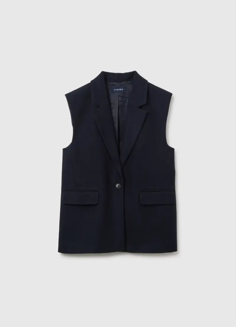 Piombo Contemporary Gilet Donna Blu 3245217