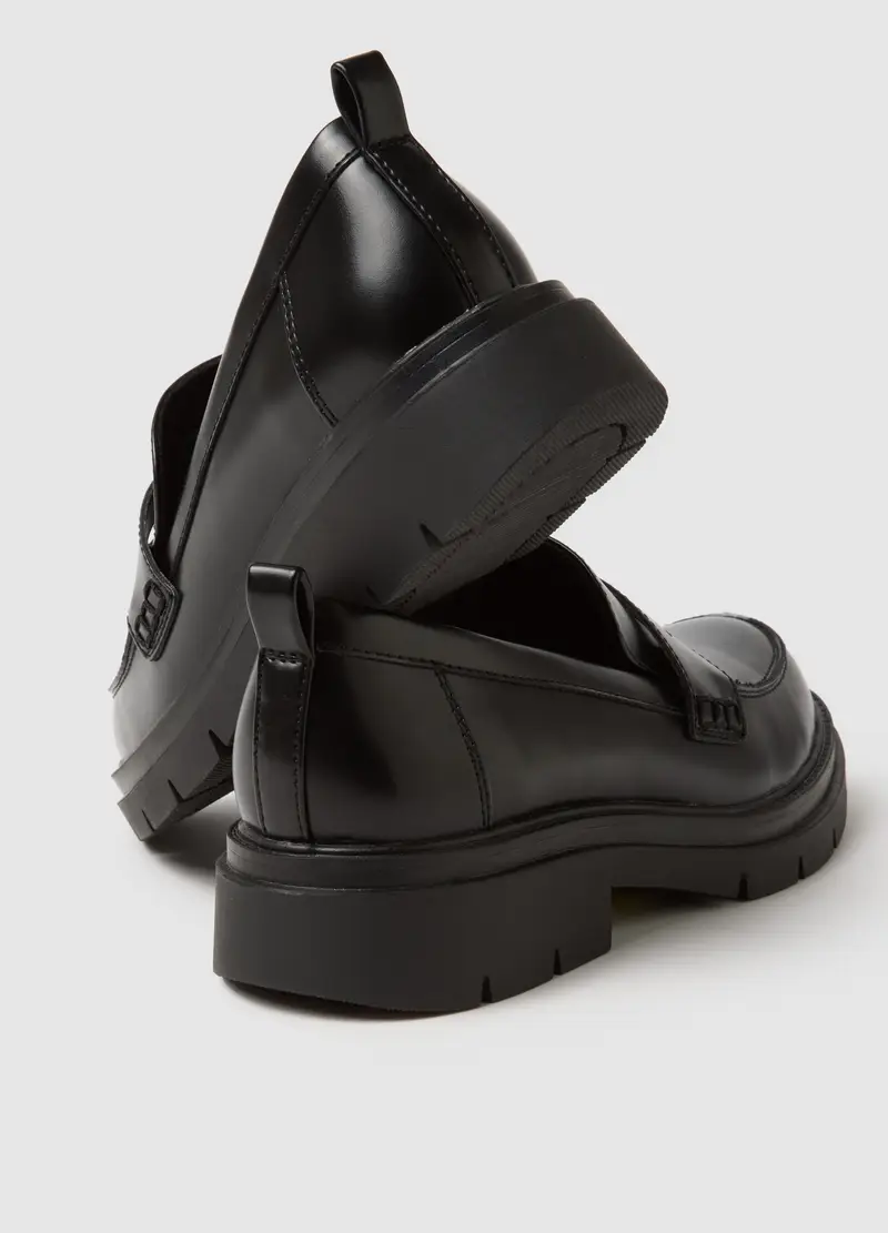 Piombo Contemporary Mocassini Donna Nero 4122779 miniatura 3