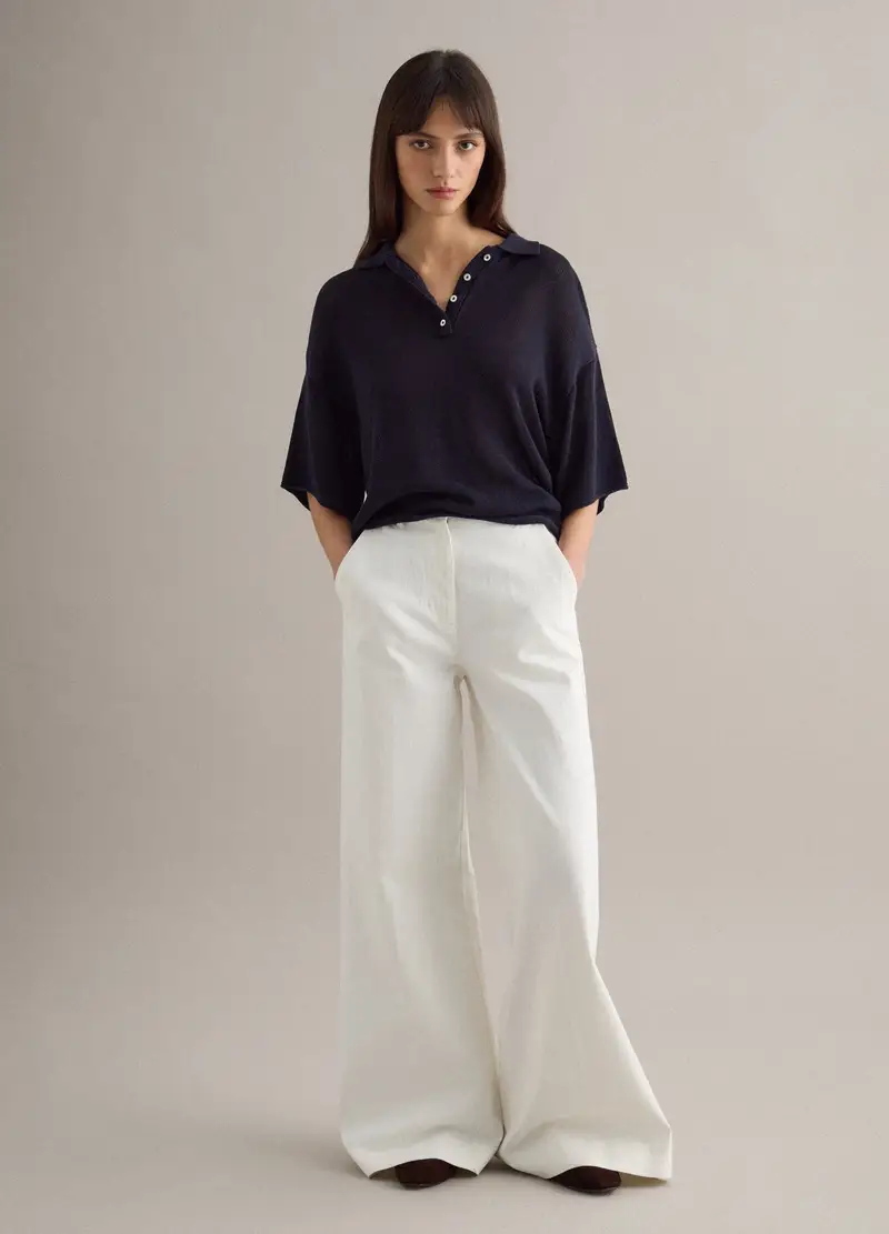 Piombo Contemporary Polo Donna Blu 4330760 miniatura 2