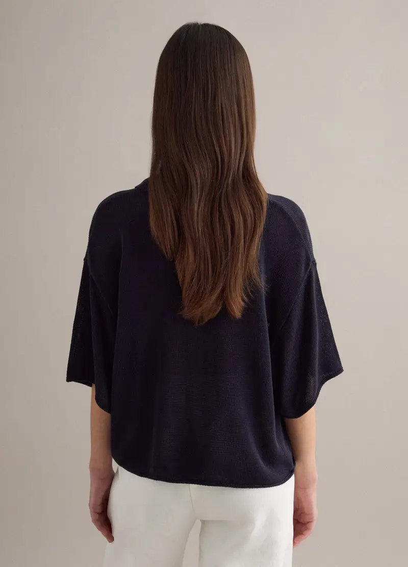 Piombo Contemporary Polo Donna Blu 4330760 miniatura 3