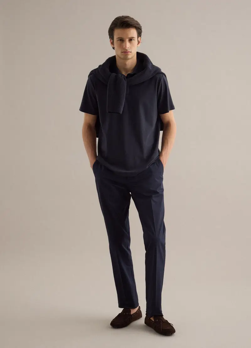 Piombo Contemporary Polo Uomo Blu 4330369 miniatura 2