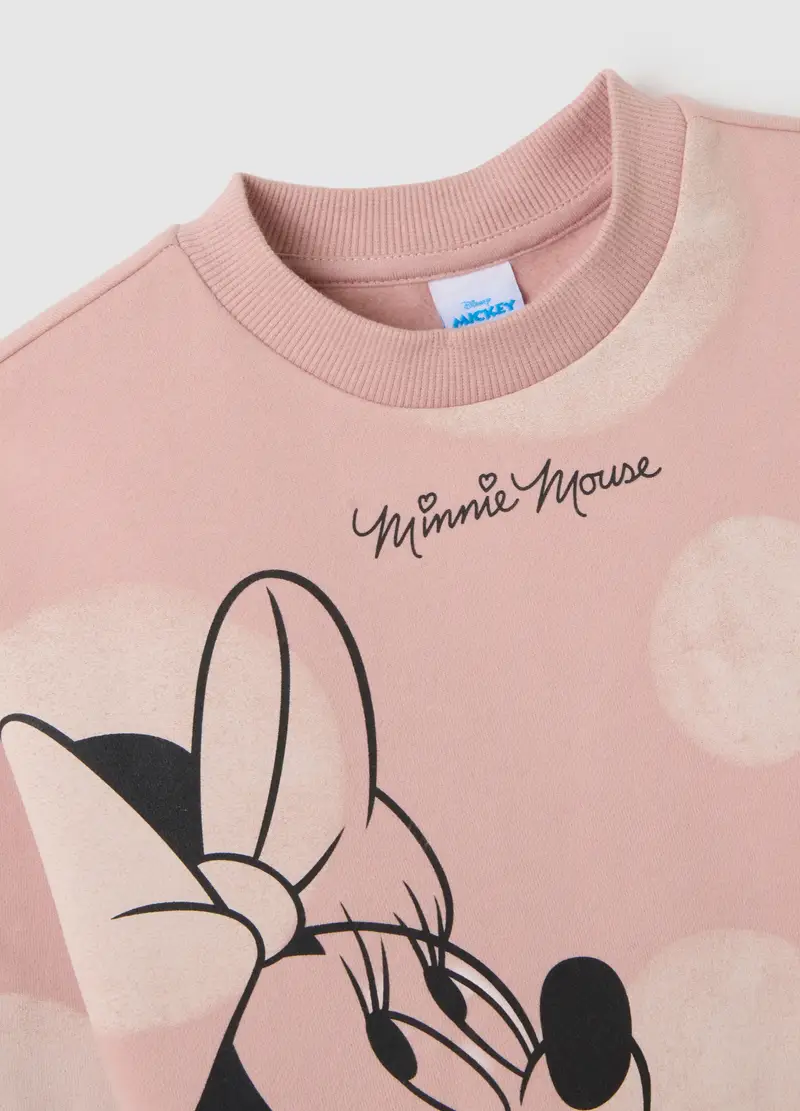 Set Jogging Da Bambina In Misto Cotone Rosa Regular Fit, Rosa miniatura 3