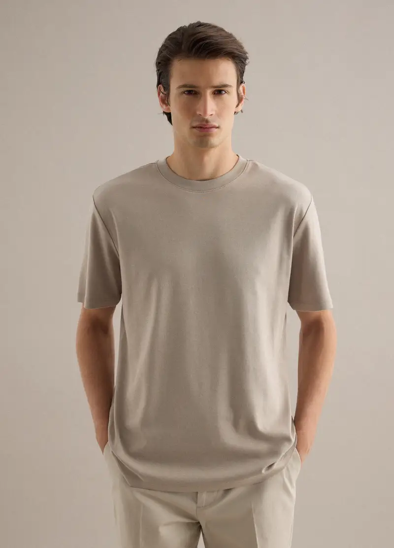 Piombo Contemporary T-shirt Uomo Beige 4330168 miniatura 3