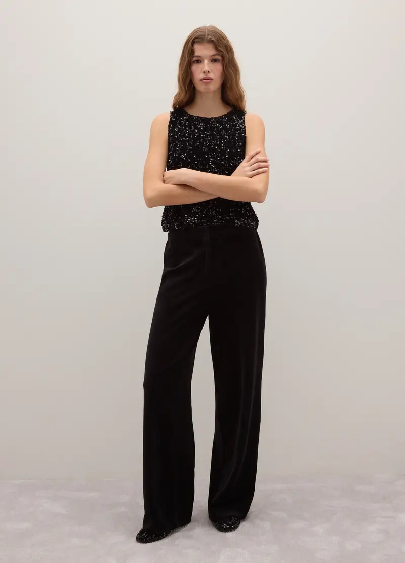 Piombo Contemporary Top Donna Nero 3844820 miniatura 2