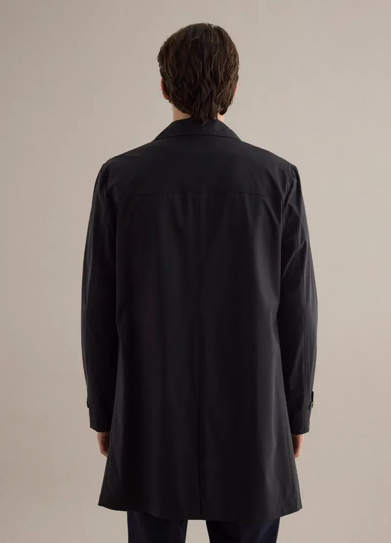 Piombo Contemporary Trench Uomo Nero 4330165 miniatura 3