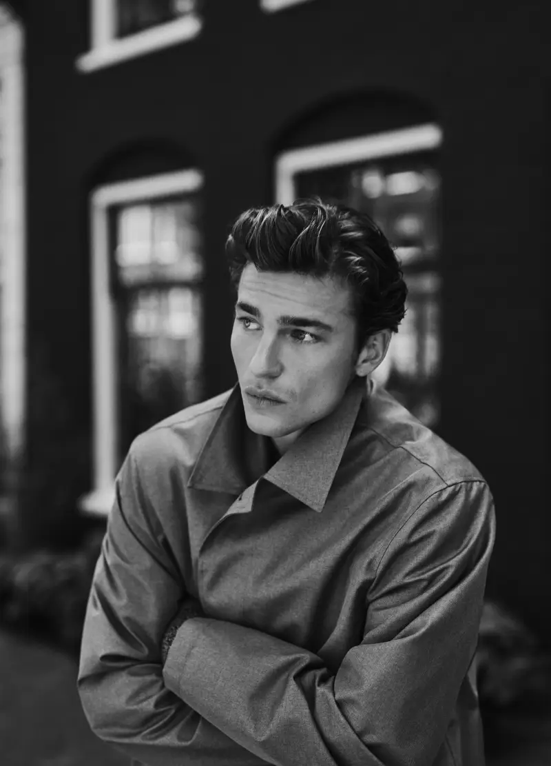 Piombo Contemporary Trench Uomo Marrone 4153083