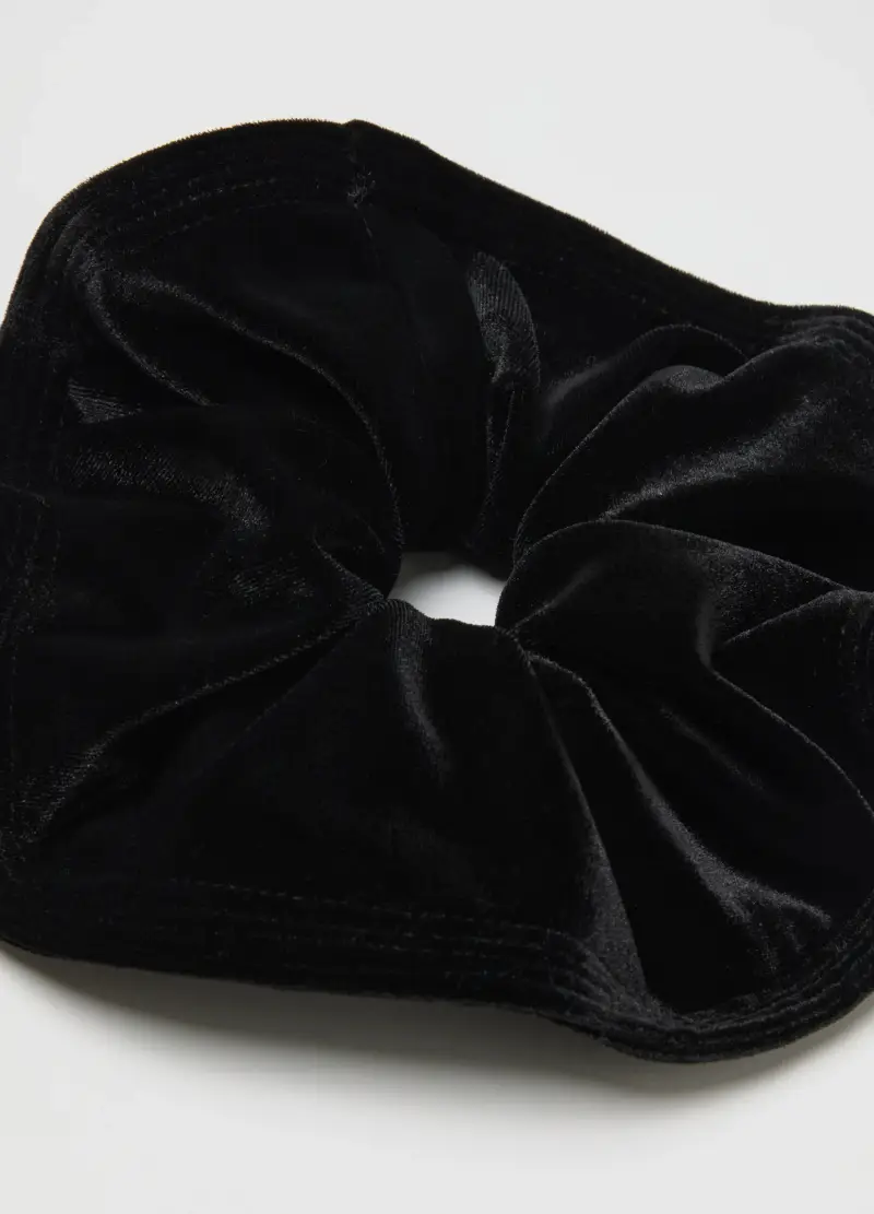 , Elastico Nero Per Capelli, Donna, Nero miniatura 2